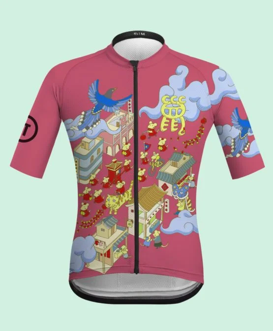 Catwalk 台灣紅 男性自行車衣