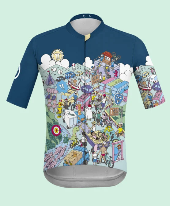 Men's Cyclone Ride Wuling Boom Jersey